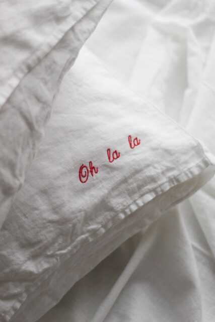 Personalized Linen Pillow Covers, Embroidered Couple Set, Wedding Gift, Anniversary Present, Valentine's Day Decor, Valentine Gift For Him - image 1