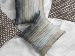 Contemporary Chaos Iii, Pillow Or Cover Home Decoration, Brown, White, Grey, Graphics, Modern Design, Decor, Interior Design - thumbnail 1