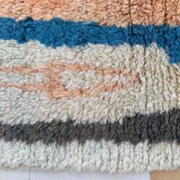 striped Wool Rug - thumbnail 4