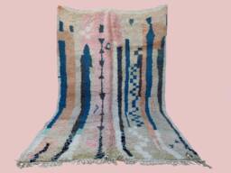 striped Wool Rug - thumbnail 1