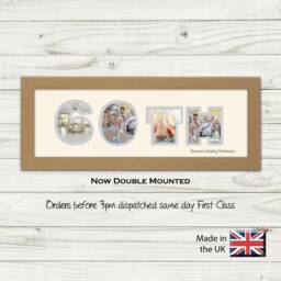 60Th Photo Frame Anniversary Number Diamond Wedding Special Gift 864A By Photos in A Word - thumbnail 1