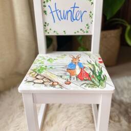 Hand-Painted Bespoke Children's Chair - Personalised Heirloom Nursery Furniture - thumbnail 3