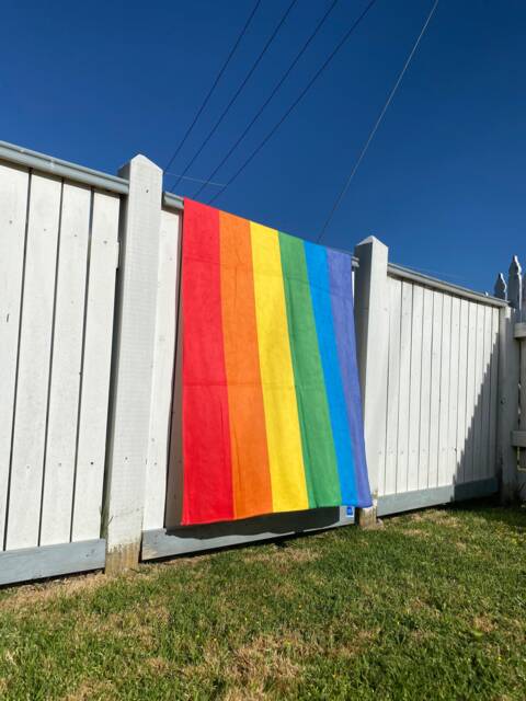 Pride Rainbow Flag Microfiber Quick Dry Bath Towel Lgbtq - image 1