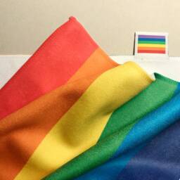 Pride Rainbow Flag Microfiber Quick Dry Bath Towel Lgbtq - thumbnail 4