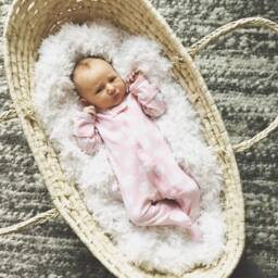 Faux Fur Baby Blanket Lovey Personalized Name Double Sided Llama Fur Gift Rose Ivory Grey Newborn Plush Photo Prop Toddler - thumbnail 2