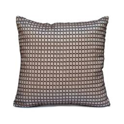 Brown Silk Mesh On Ivory Pillowcase, Decorative Throw Pillow Covers, Cushion Cover, Pillowcase, Accent Pillow, Silk Modern