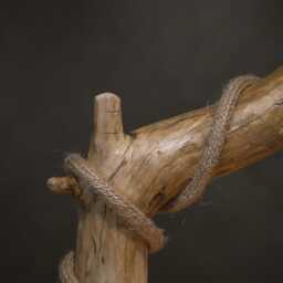 Handcrafted Wood Branch Table Lamp - Wabi-Sabi Forest Decor - thumbnail 3