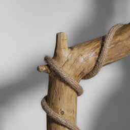 Handcrafted Wood Branch Table Lamp - Wabi-Sabi Forest Decor - thumbnail 4
