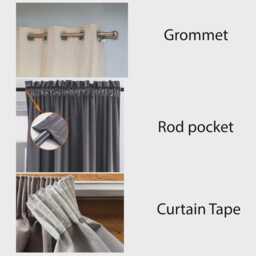 Coastal Linen Curtain Panel, Terracotta Checkered Nautical Print - thumbnail 3