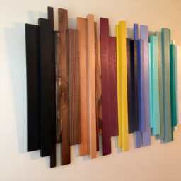 Wood Wall Art, Wood Sculpture, Modern Reclaimed Home Decor - thumbnail 2