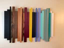 Wood Wall Art, Wood Sculpture, Modern Reclaimed Home Decor - thumbnail 1