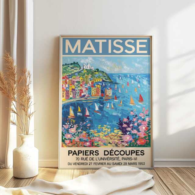 Henri Matisse Poster, Botanical Art, Decor, Animal Floral Boho Print, Bedroom Wall Art - image 1