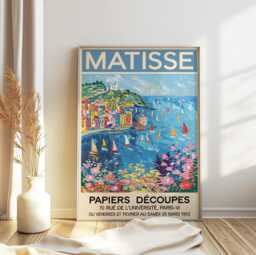 Henri Matisse Poster, Botanical Art, Decor, Animal Floral Boho Print, Bedroom Wall Art - thumbnail 1