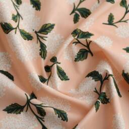 Rifle Paper Co. Pink Floral Crib Sheet Cotton Fitted Sheet - thumbnail 3