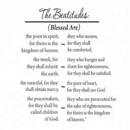Vwaq The Beatitudes Wall Decal Bible Art Matthew 1611 - thumbnail 2