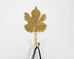 Maple Leaf Bronze Hook, 7.7 Inch Figurine, Key Hanger, Wall Coat Room Decor, Gift For Her, Home D??cor, Special