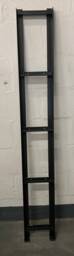 Frames Only Book Case - Shelving Unit Room Divider Bar Made From Raw Angle Steel - thumbnail 1