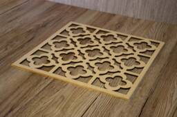 Moroccan Wooden Handmade Wall Decoration Panel, Room Devision Decor, Decal, Art, Home Bedroom Decor - thumbnail 1