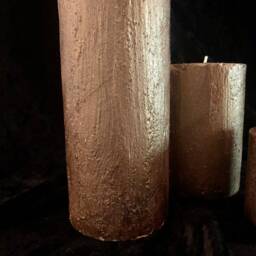 Concrete Candles For Tea-Light 3-Set Art Home Decor Garden Accessories - thumbnail 2