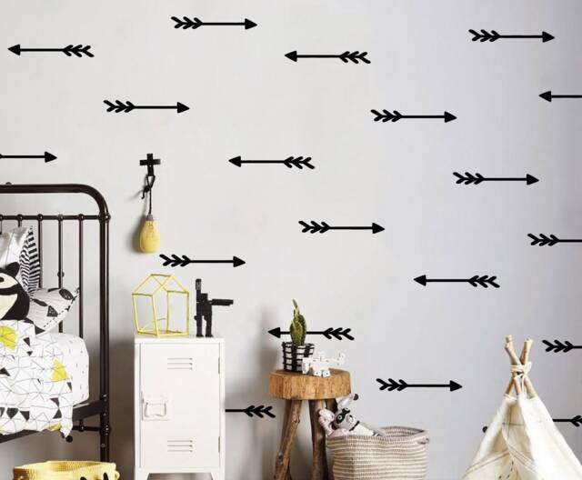 Set Of Arrow Wall Decals, Vinyl, Stickers, Nursery - Multiple Colors, Sizes & Quantities Available - image 1