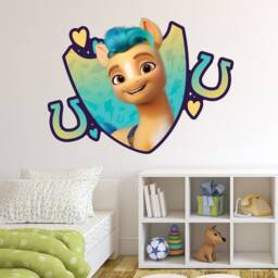 My Little Pony Wall Sticker - A New Generation Hitch Jumping Through Decal Kids Art - thumbnail 1