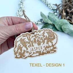 Guinea Pig Christmas Ornament, Decoration, Bauble, Personalised Pig Accessories - thumbnail 3