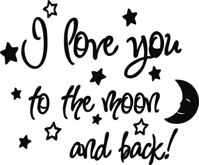 I Love You To The Moon & Back Again Printable Wall Art