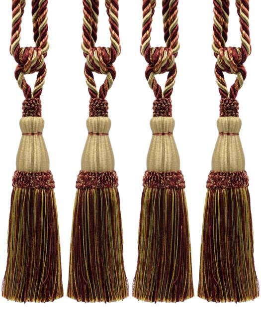 "D??copro Tassel Tieback, Length 8 1/2"" - 21.5cm, Spread 30" - image 1