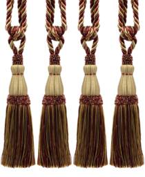 "D??copro Tassel Tieback, Length 8 1/2"" - 21.5cm, Spread 30"