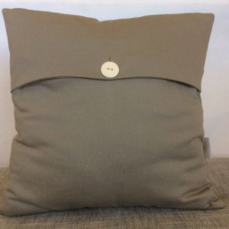 Dalmatian Dog Appliqu?? Pillow Cover - Tan Cotton 16x16 - thumbnail 3