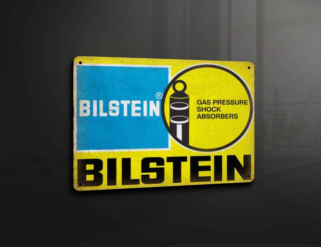 Bilstein Garage Car Automotive - Metal Sign Plaque Wall Art Decor Signage