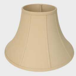 Cream Bell Shape Silk Fabric Lampshade - Classic Table Floor Lamp Shade - thumbnail 3