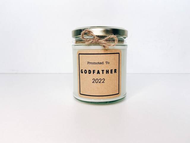Will You Be My Godfather? - Godfather Proposal Gift Candle Promoted To - image 1