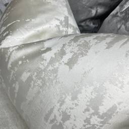 "Hailes Metallic Ivory Pearl Cushion Cover, Pillow Cover Sofa Bed. 12"" X 20" - thumbnail 2