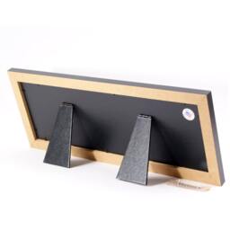 5- 2x3 Opening Picture Frames - 6x18-Inch Vertical & Horizontal Frame Including Stand with Wall Hangers- Holds Wallet Size Media - thumbnail 3
