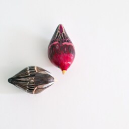 Purple Finch Pair - Miniatures - thumbnail 2