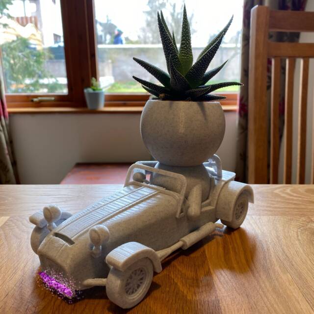 Caterham Planter Wee Jimmy Succulent Quirky Airplant Holder - Ships From Australia - image 1