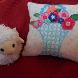 A Flower Basket Mini Pillow - thumbnail 2