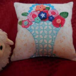 A Flower Basket Mini Pillow - thumbnail 4