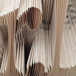 Drliz - 5 Letter Names Folded-Book Art Sculpture - thumbnail 4