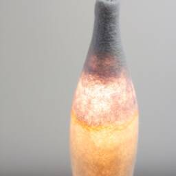 Felted Wool Pendant Lamp Modern Bedside Lighting - thumbnail 3