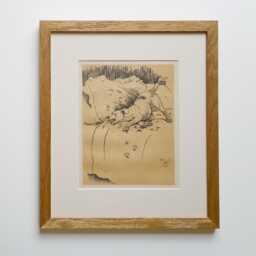 Framed Cecil Aldin Vintage Dog Bookplate Ready To Hang - thumbnail 1
