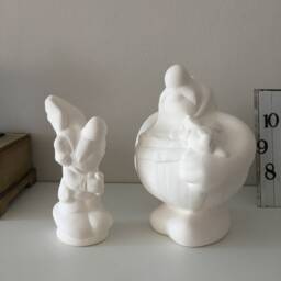 Ceramic Bisque, Ready To Paint, Asterix & Obelix Figurines, Cartoon Characters, Set, Gift Idea, Christmas Gifts, Home Decor, Paint - thumbnail 2