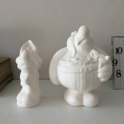 Ceramic Bisque, Ready To Paint, Asterix & Obelix Figurines, Cartoon Characters, Set, Gift Idea, Christmas Gifts, Home Decor, Paint