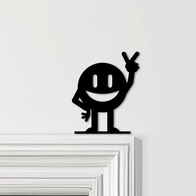Door Topper Character Emoji Kids Room Decor Various Colours Decorative Sign - Novelty Wall Decor, Frame Art, Art - image 1