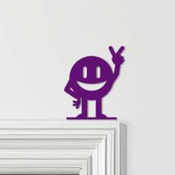 Door Topper Character Emoji Kids Room Decor Various Colours Decorative Sign - Novelty Wall Decor, Frame Art, Art - thumbnail 4