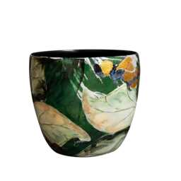 Handmade Bee Green Metal Plant Pot Lammie Design, Unique Indoor Planter, Multiple Sizes - thumbnail 3