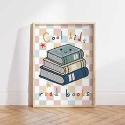 Personalised Set Of 6 Gallery Wall Prints in Bright Colours, Boy Toddler Bedroom & Playroom Decor, Neutral Kids Room Art - thumbnail 2