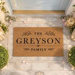 Mimi & Grandpa Doormat - Personalised Custom Grandparent Welcome Coir Mat New Home Gift - thumbnail 2