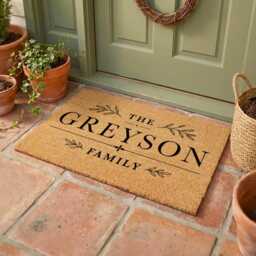 Mimi & Grandpa Doormat - Personalised Custom Grandparent Welcome Coir Mat New Home Gift - thumbnail 3